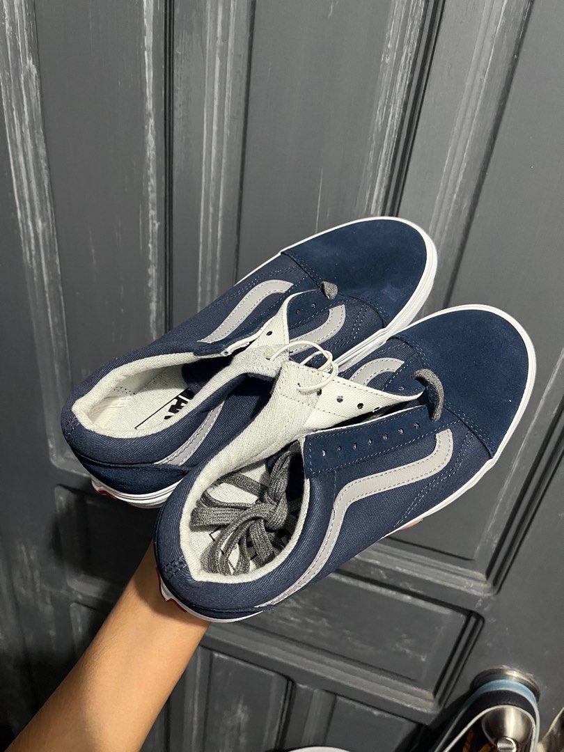 Vans old skool jersey lace blue outlet