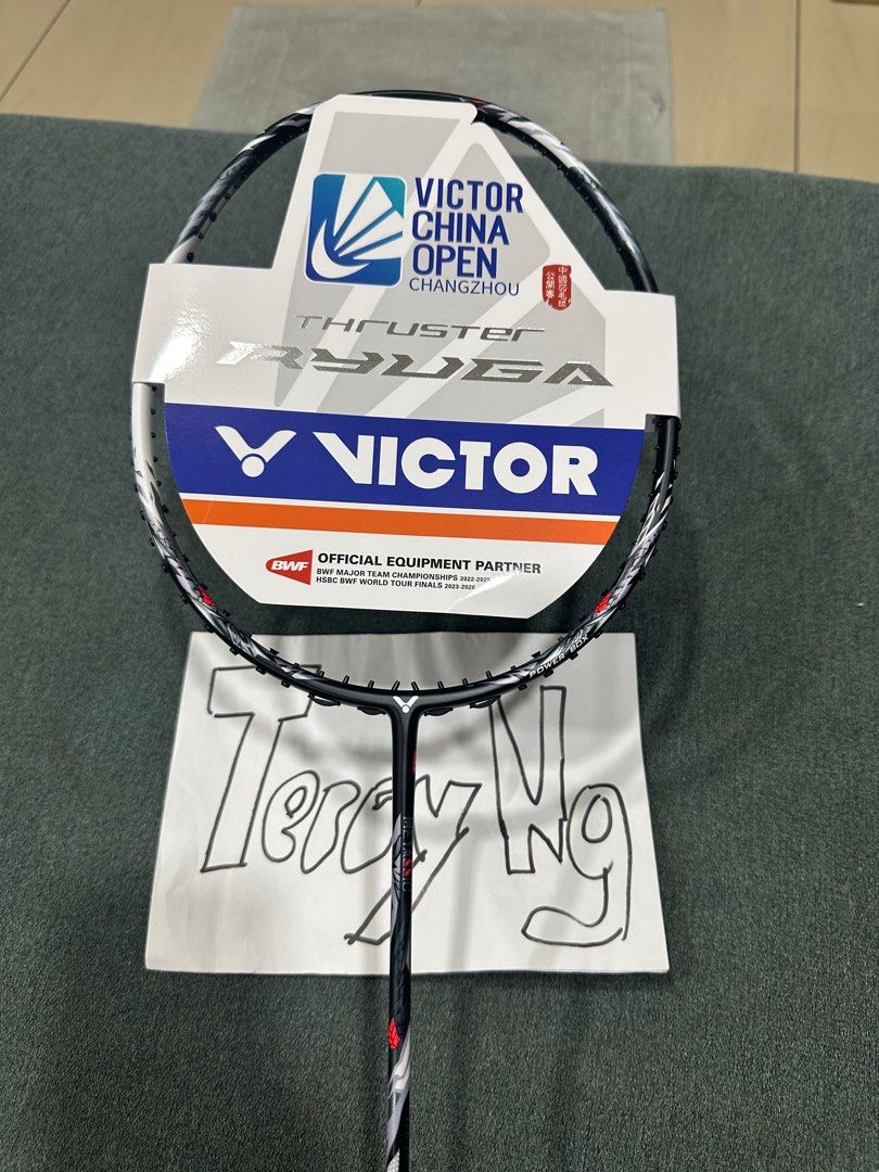 Victor ryuga metallic China open 2024 badminton racket lee zii jia