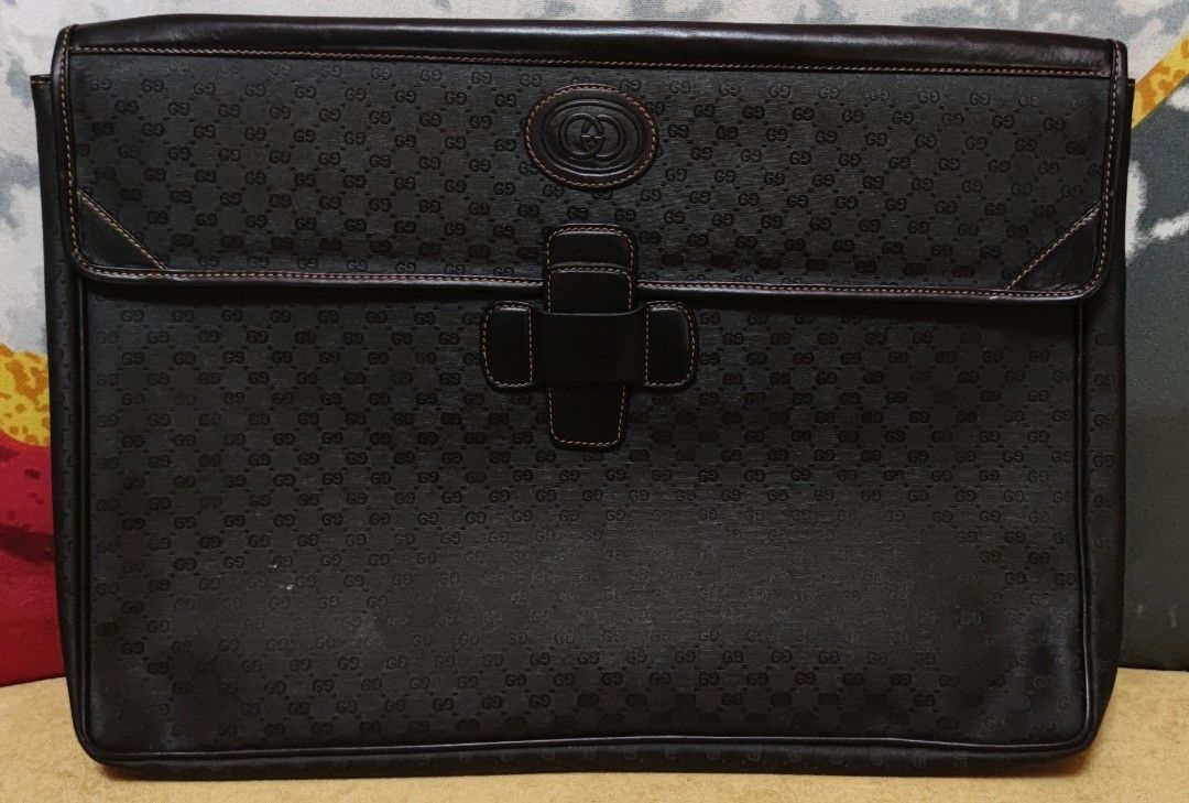 VINTAGE GUCCI PORTFOLIO BAG