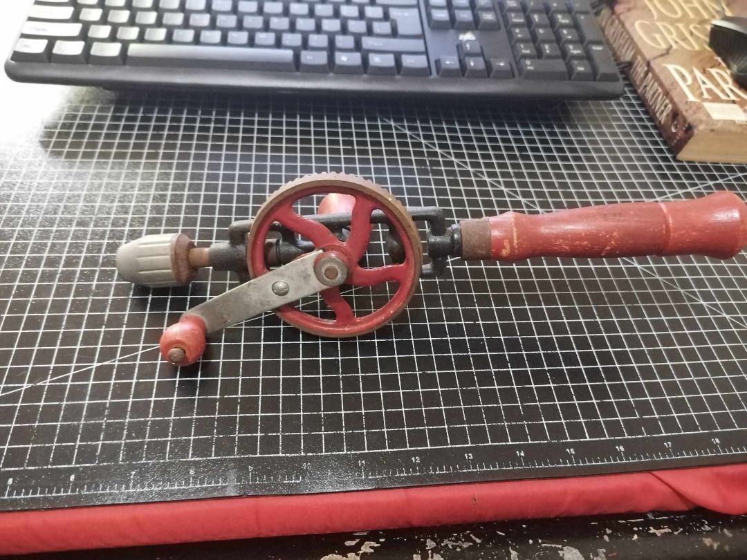 Vintage Hand Drill (Category: Construction Tools & Equipment) located in Manila. Submitted by pickerjessie (Listing ID 1329360042, Image 1). Description: PRICE IS STILL NEGOTIABLE CONDITION: Paint chip and old stain Please carefully observe the images in each advertisement and the description. We are available to clarify any doubts about the object. For orders with multiple items, please contact for the correct cost estimate. We ship with tracked