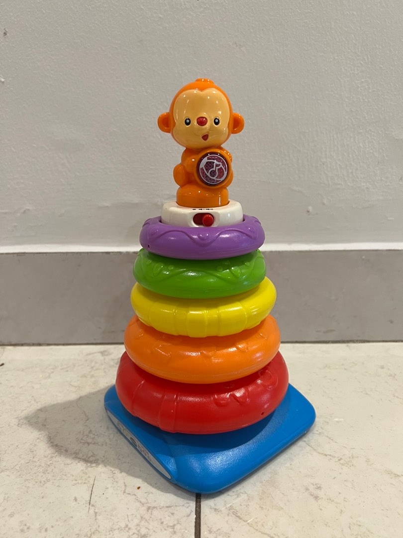 Vtech stack and discover ring, Bayi & Anak, Mainan & Baby Walker di ...
