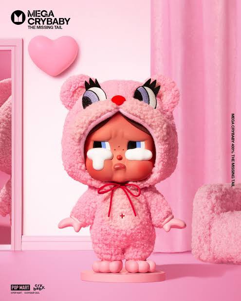 その他 POPMART Mega Crybaby400%The Missing Tail wts_bnib_mega_crybaby_400_the_