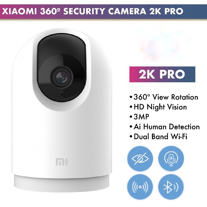 Xiaomi Mi Home Security 2K Pro WiFi CCTV Night Vision, Furniture & Home ...