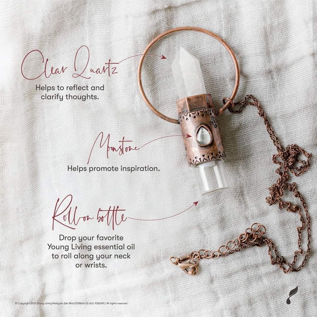 Young living essential oil necklace hot sale