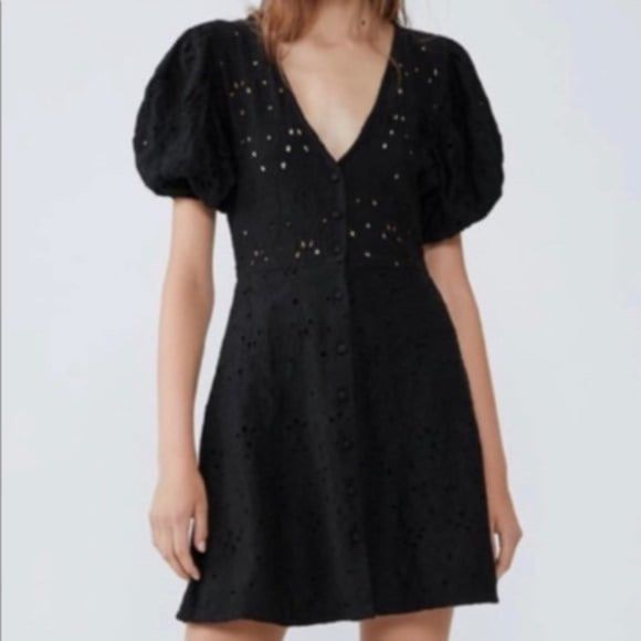 zara black eyelet dress Rhinestones Red Strapless V-Neck Mermaid Prom Dress