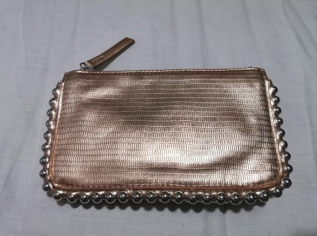 Zara rose gold bag hot sale