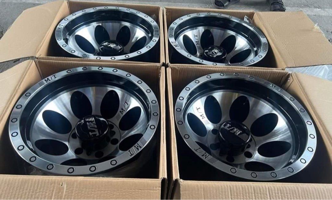 15 x10 MT Wheels code 5096 mags 6Holes pcd 139 negative -44 offset, Car ...