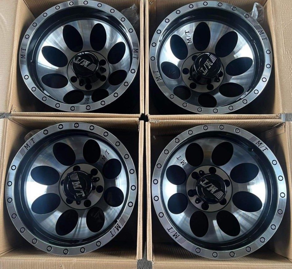 15 x10 MT Wheels code 5096 mags 6Holes pcd 139 negative -44 offset, Car ...