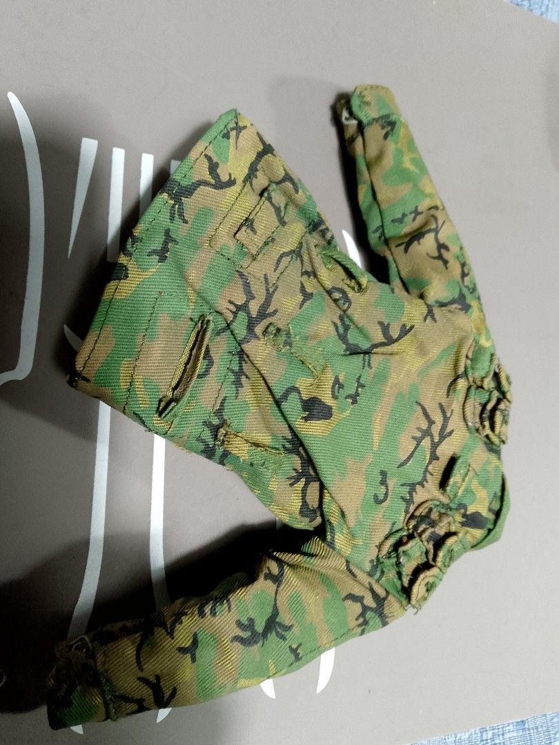 1/6 military jungle uniform (Category: Figurines & Statues) located in Taguig. Submitted by titus40k (Listing ID 1329539766, Image 3). Description: 12inch military uniform thick cotton, made in USA, 1/6 scale dolls, good condition, pick up thru grab/lalamove..