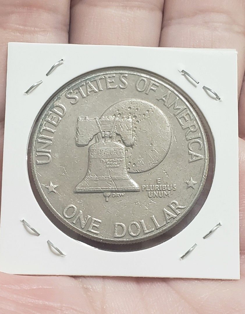 1976年美國建國200週年紀念幣美金大一元, 興趣及遊戲, 收藏品及紀念品, 錢幣- Carousell