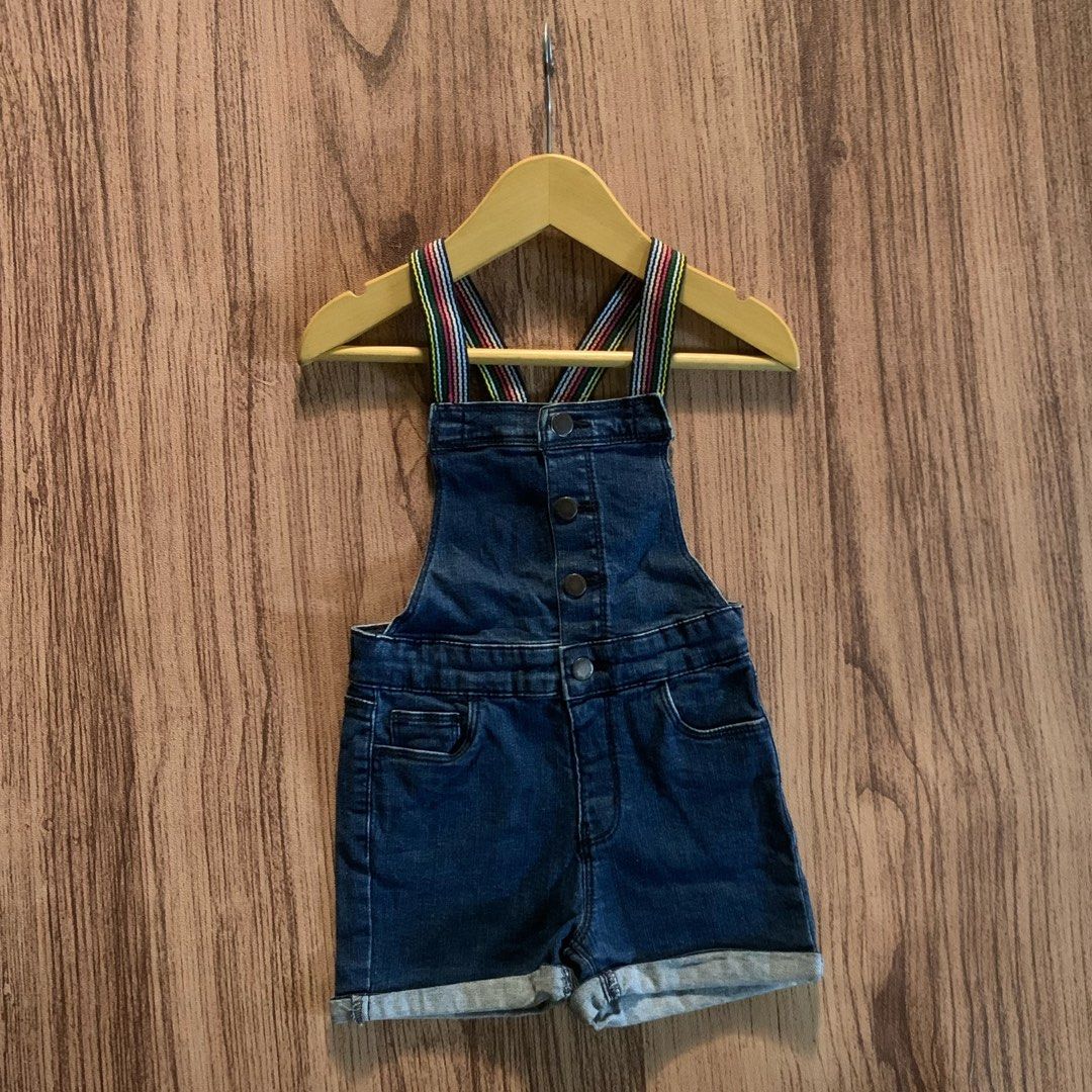 Cotton On Kids Overalls 4-5Y COTTON ON KIDS GIRLS DENIM SHORT - Main Image