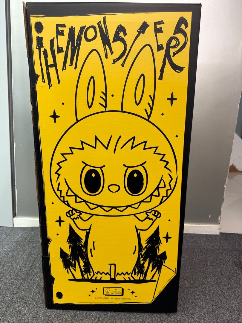 【台湾限定】⭐️sketch LABUBU⭐️【未開封】 POP MART 泡泡瑪特LABUBU ZIMOMO 素描Sketch 400％, 興趣及遊戲