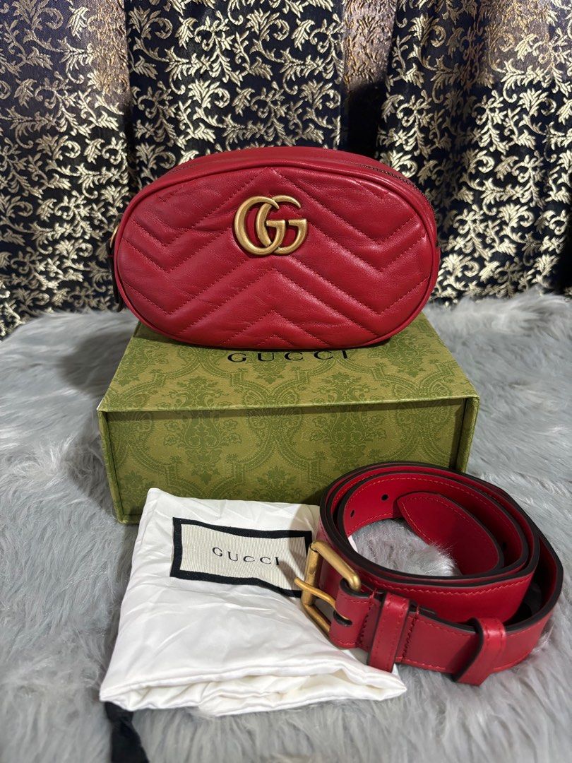 Authentic Gucci Marmont Belt Bag size 85 34inches