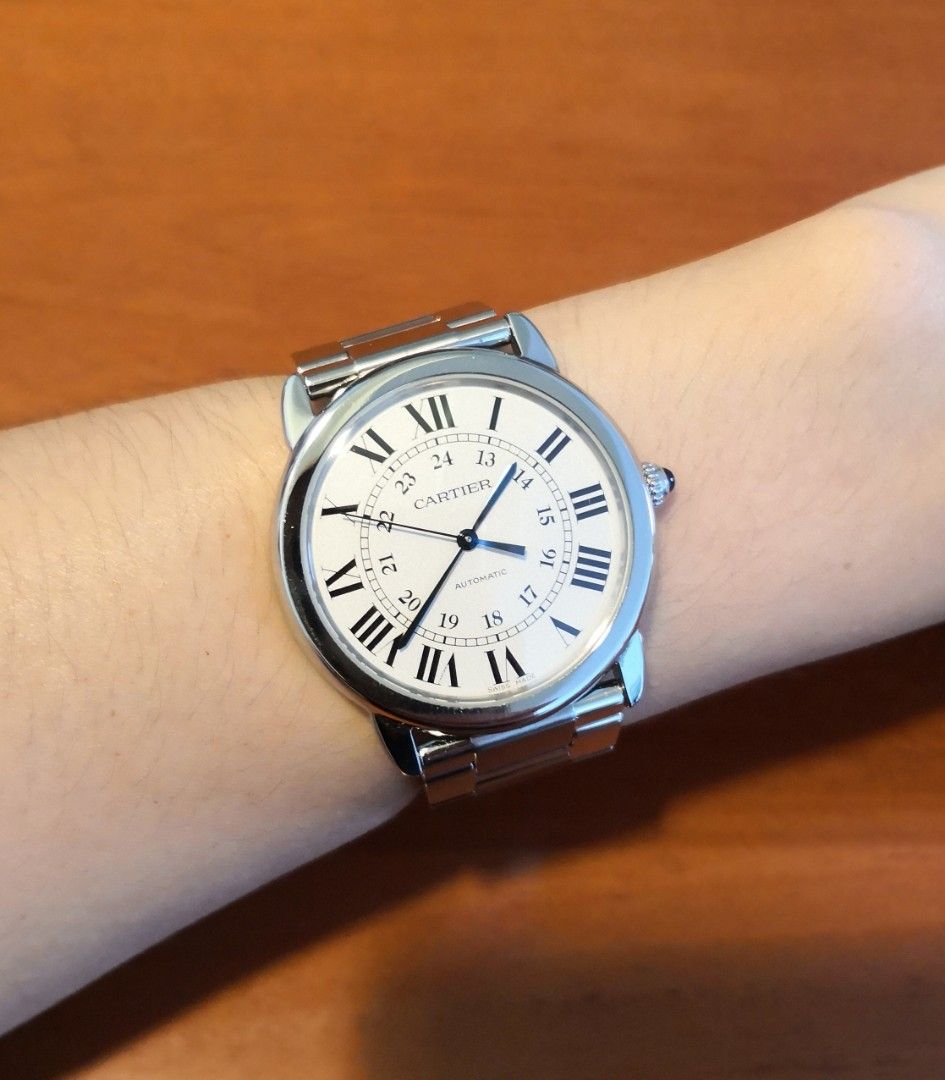 BEST DEAL in the WORLD FULL SET Ronde Solo de Cartier WSRN0012