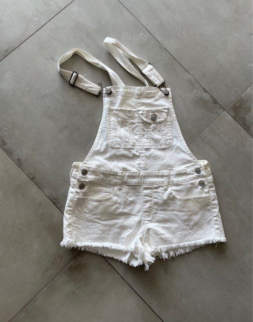 Abercrombie white romper deals