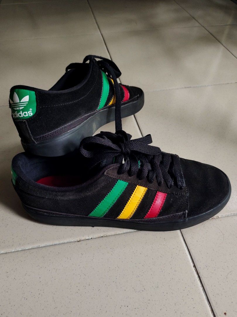 Adidas originals RAYADO LOW RASTA Skate Shoes Men s Fashion Footwear Sneakers on Carousell