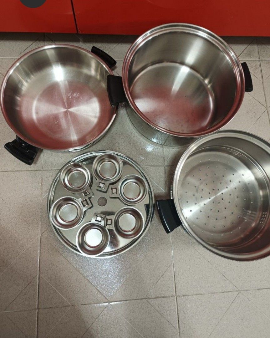 Amway queen cookware Stainless Steel Pot, Furniture & Home Living