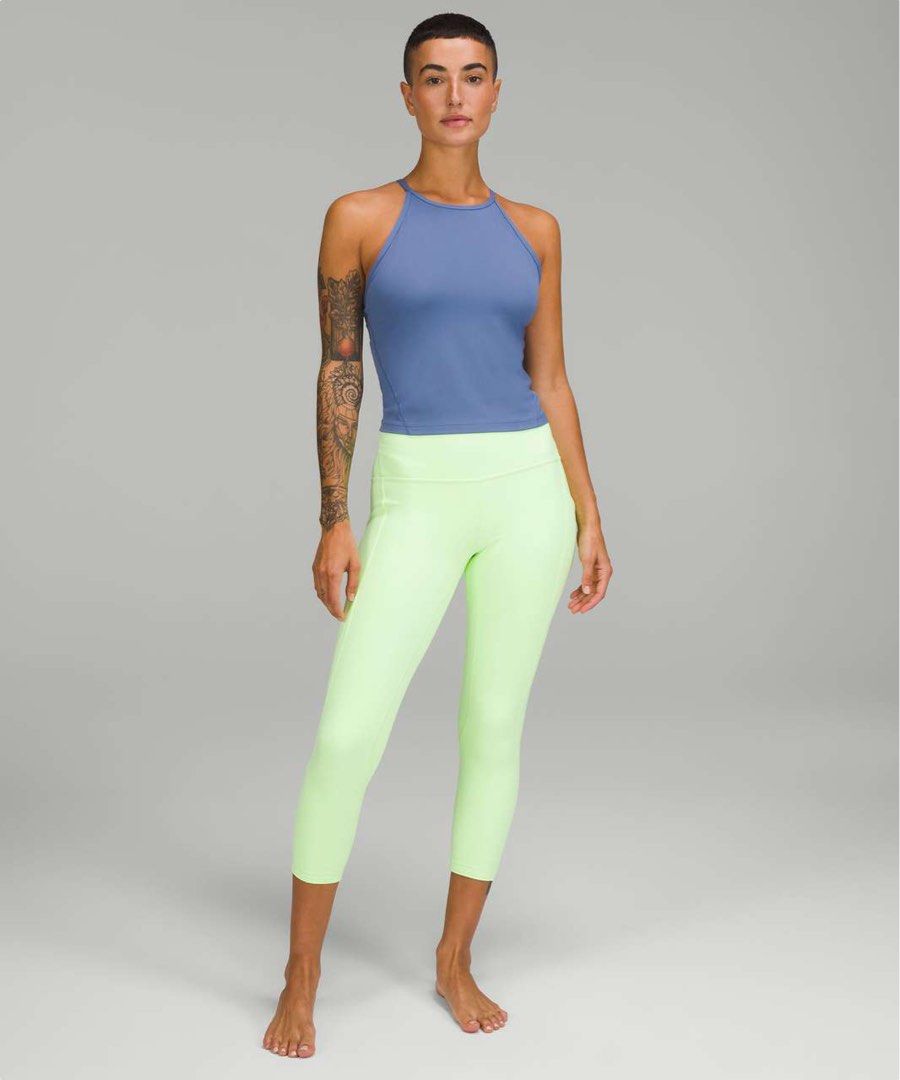 High neck yoga tank discount