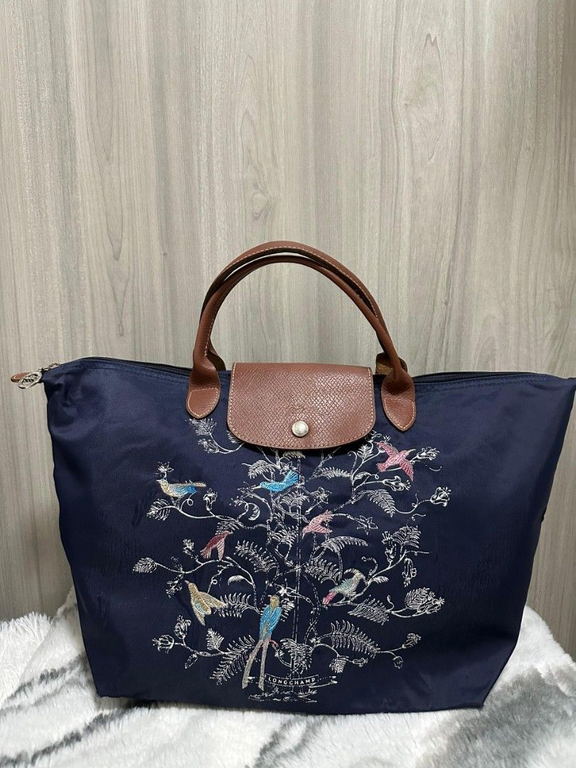 Authentic Longchamp Le Pliage Arbre De Vie Limited Edition