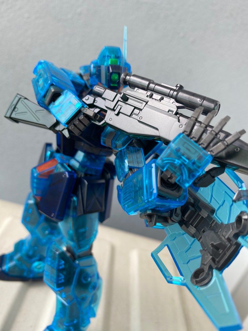 Bandai MG 1/100 GM Sniper II (Expo version/Clear color), Hobbies & Toys ...