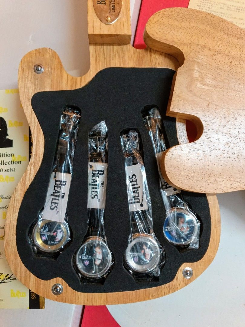 Beatles four face watch limited edition (Category: Women's Watches) located in Quezon City. Submitted by dello5 (Listing ID 1329584499, Image 2). Description: Beattles four face limited edition watches -complete with certificate and box, never been used, needs battery replacement. 8.8k Tandang Sora QC.