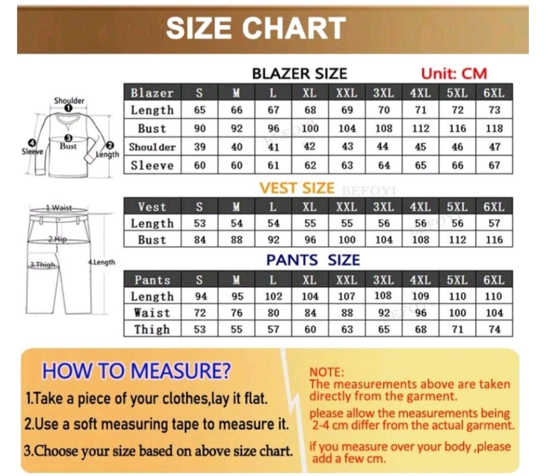 Blue suit coat and pants for men Medium size built men (Category: Sets & Coordinates) located in Pasig City. Submitted by akirashine.official (Listing ID 1329651630, Image 3). Description: XL on tag but for medium built men, see measurement on the 3rd photo rent for 500 buy for only 880 set coat and pants Never used kasi malaki sa anak ko nung time na nabili so iba ang ginamit..