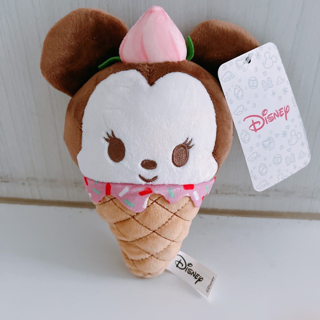 BN Disney Minnie Ice Cream Cone Soft Toy 18cm Hobbies Toys Toys Games on Carousell