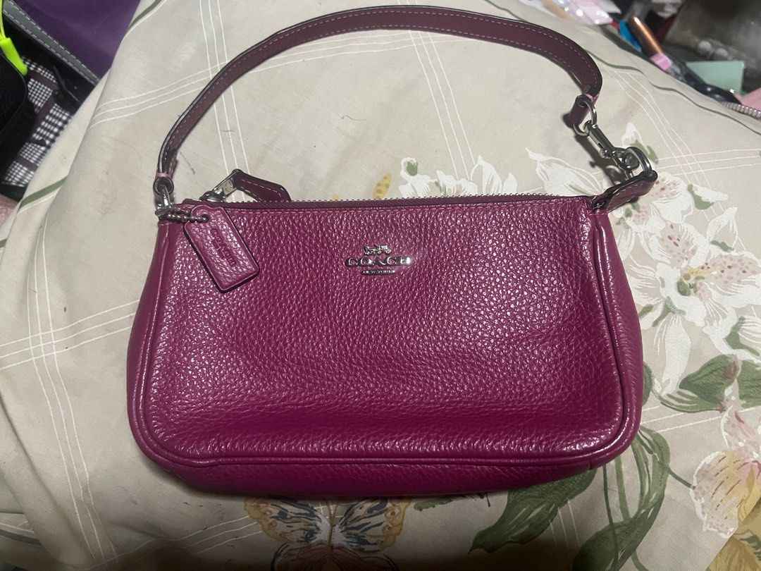 Bright Violet- Coach Nolita 19 (Category: Purses & Pouches) located in Taytay. Submitted by ivynel0209 (Listing ID 1329616412, Image 3). Description: COLOUR:BRIGHT VIOLETMATERIAL:Refined pebble leatherSIZE:7 1/2 Inch (L) x 4 1/2 Inch (H) x 2 Inch (W)/ 19cm (L) x 11cm (H) x 5cm ....
