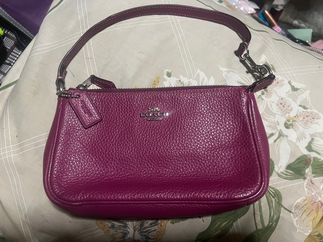Bright Violet- Coach Nolita 19 (Category: Purses & Pouches) located in Taytay. Submitted by ivynel0209 (Listing ID 1329616412, Image 2). Description: COLOUR:BRIGHT VIOLETMATERIAL:Refined pebble leatherSIZE:7 1/2 Inch (L) x 4 1/2 Inch (H) x 2 Inch (W)/ 19cm (L) x 11cm (H) x 5cm ....