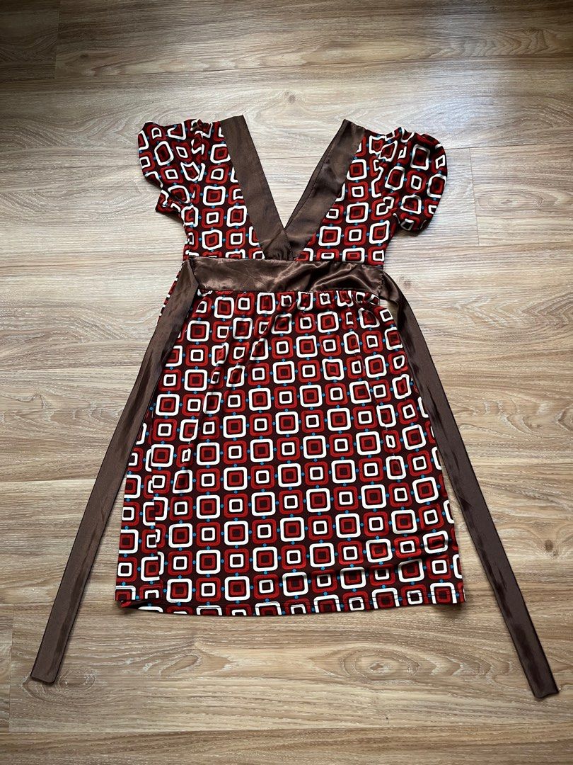 retro dress singapore Buy Retro Puff Sleeve Floral Midi Dress Online
