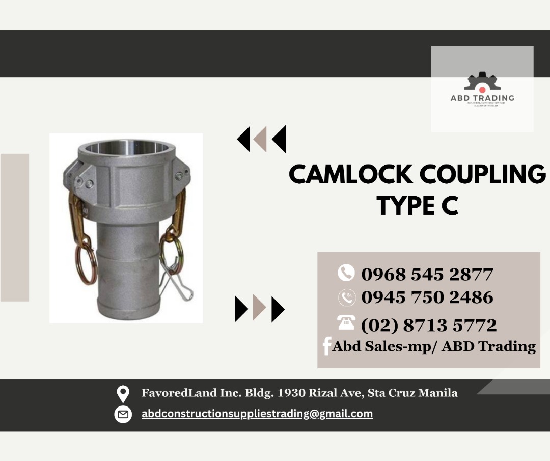 CAMLOCK COUPLING TYPE C, Commercial & Industrial, Construction Tools ...