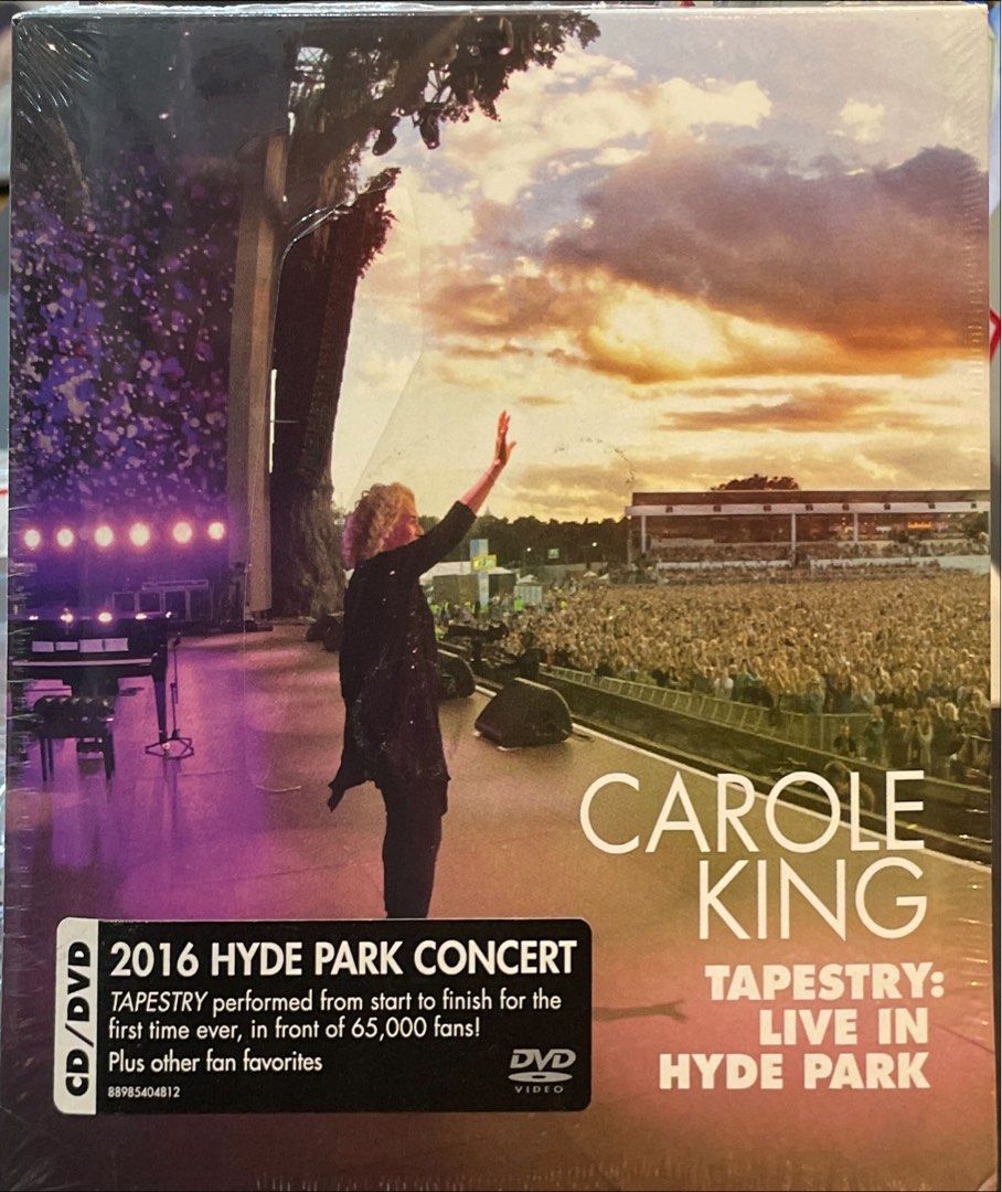 CAROLE KING TAPESTRY LIVE IN HYDE PARK CONCo CD DVD Hobbies Toys Music Media CDs DVDs on Carousell