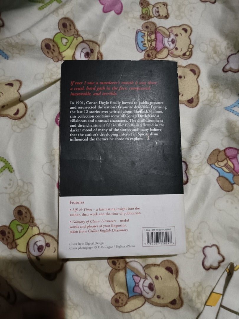 Case-Book of Sherlock Holmes (Category: Storybooks) located in Imus. Submitted by oddtiger.6ffcba (Listing ID 1329616208, Image 2). Description: With scratches on cover You may buy this with other books from my listing😊😊.