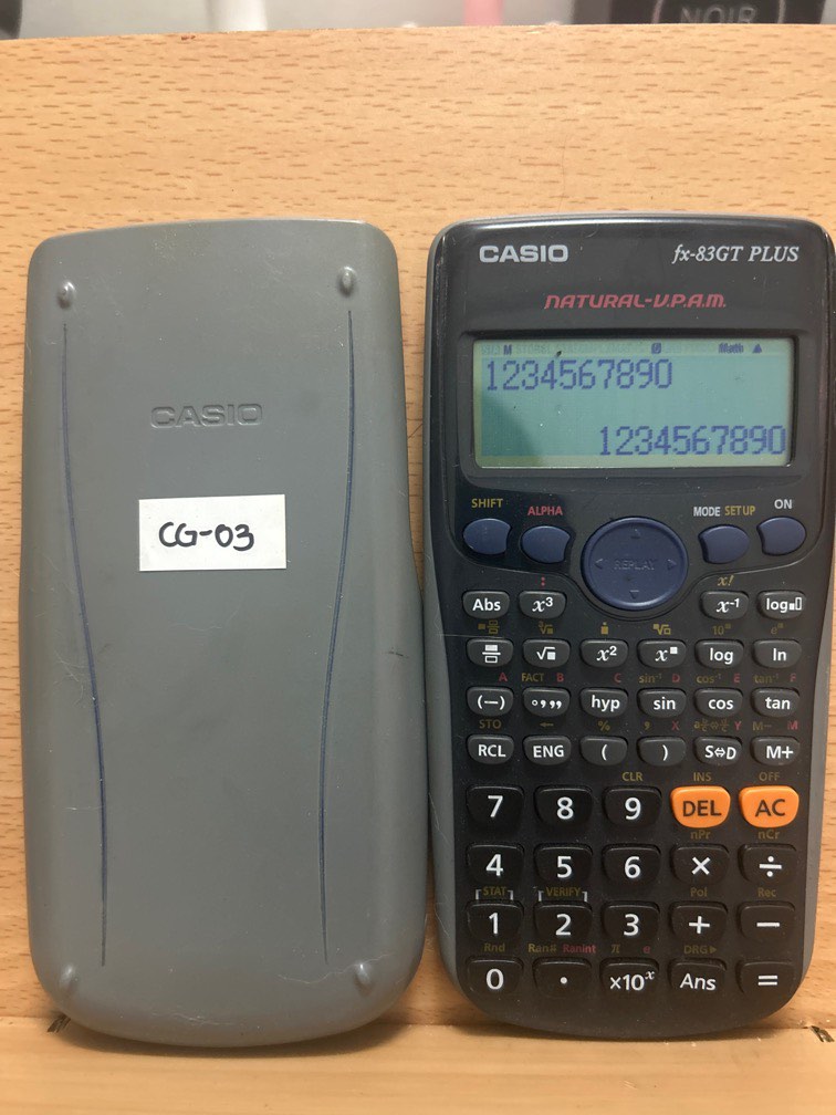 Casio Fx 83 Gt Plus Bedienungsanleitung Deutsch Casio FX-83GT Plus Scientific Calculator, Hobbies & Toys, Stationary