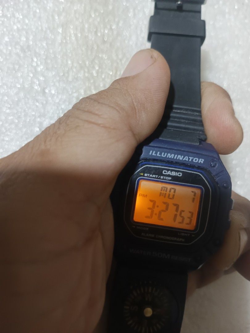 Casio illuminator (Category: Men's Watches) located in Quezon City. Submitted by kenz1000 (Listing ID 1329547773, Image 3). Description: For Sale -Casio illuminator W- 218H -In good working condition -replacement strap -minor hairline scratch -700php -Litex Commonwealth meetup, rider pickup si buyer magbookk, regular LBC shipping.