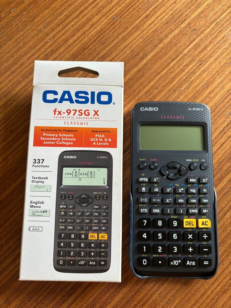 Casio Scientific Calculator FX 97SG X Hobbies Toys Stationery Craft Stationery School Supplies on Carousell
