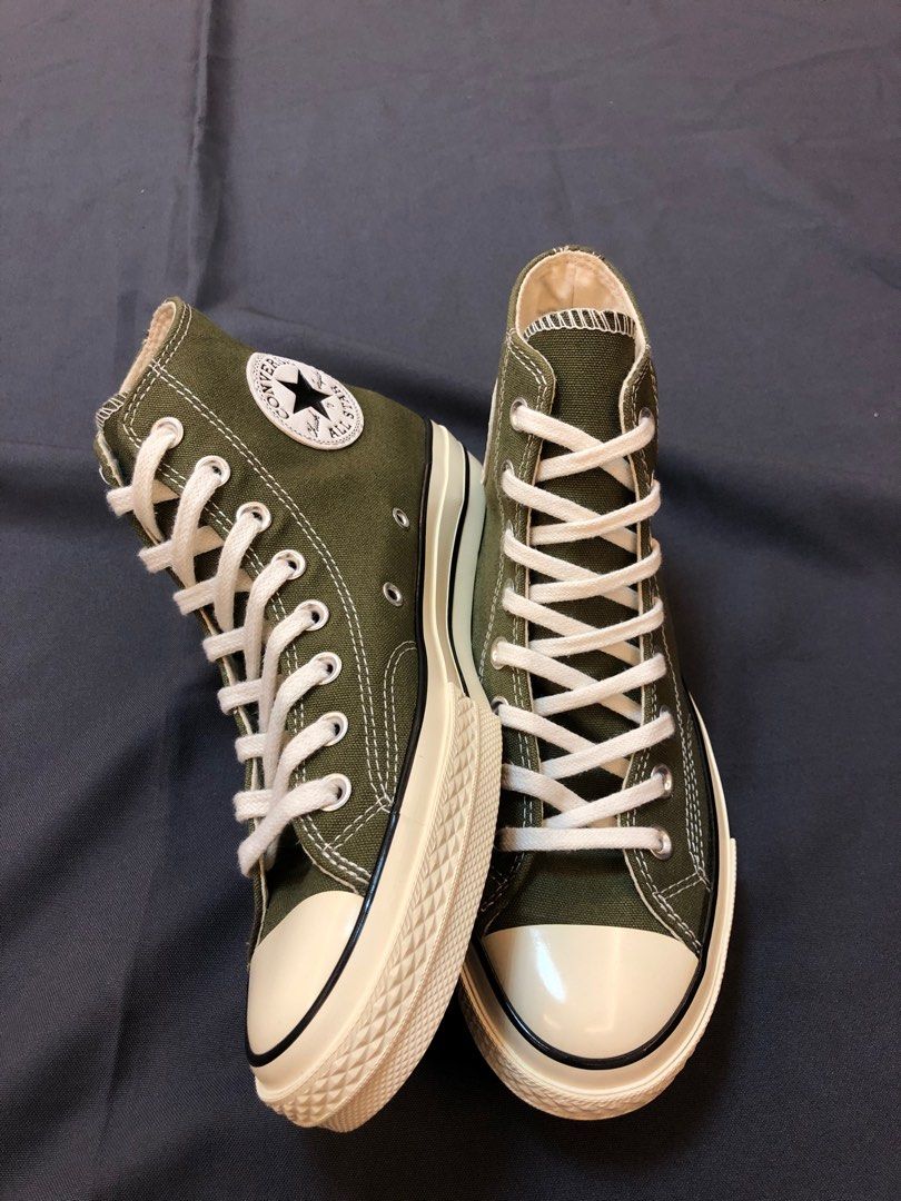 Converse Shoes Army Green Converse Mens High Top Converse Shoes