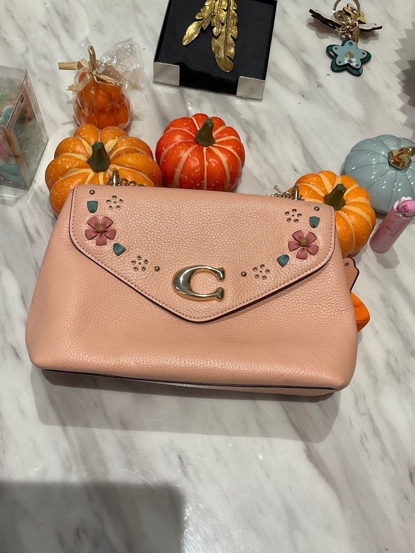 Coach sling bag flower discount