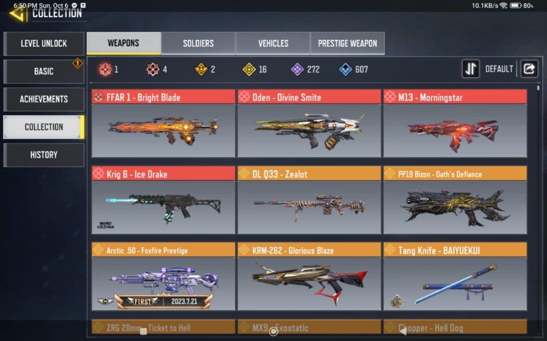 Codm account (Category: In-Game Products) located in Johor Bahru. Submitted by krs251528 (Listing ID 1329534708, Image 2). Description: .