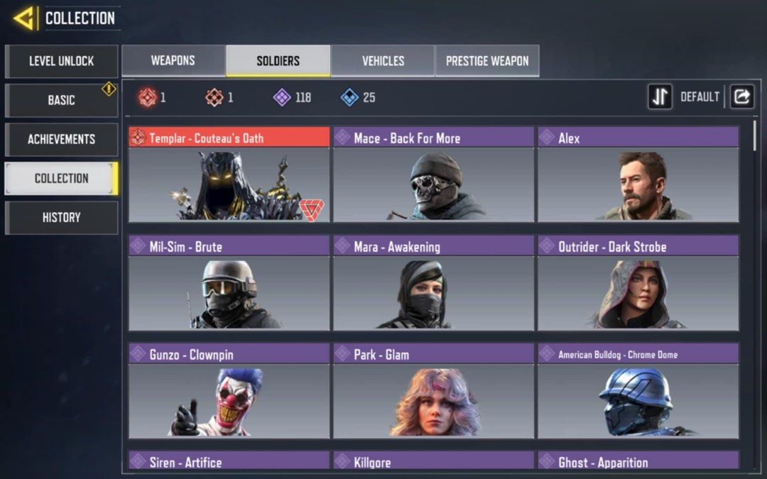 Codm account (Category: In-Game Products) located in Johor Bahru. Submitted by krs251528 (Listing ID 1329534708, Image 1). Description: .