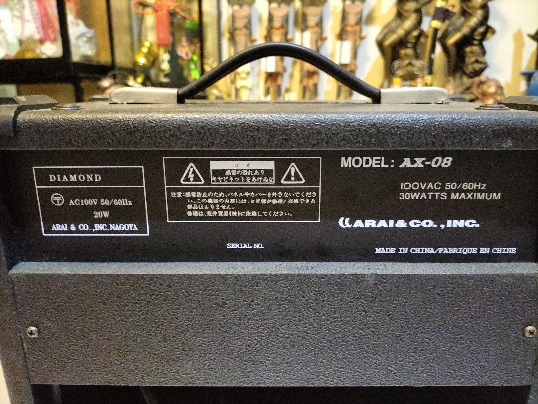 Diamond Aria guitar amplifier (Category: Musical Instruments) located in Cainta. Submitted by banzvi73 (Listing ID 1329600092, Image 2). Description: 110 volts 30 watts tested working condition preloved from Japan.