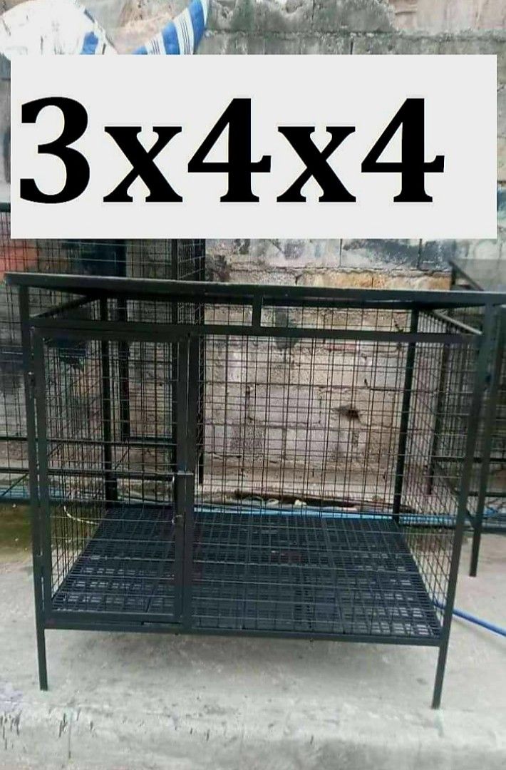 Dog cage (Category: Homes & Other Pet Accessories) located in Las Pinas. Submitted by rccdj (Listing ID 1329589028, Image 2). Description: ‼️Please read‼️ 2x3x3 feet crib type 2x3x4 feet 3x3x3 feet 3x3x4 feet 3x3x5 feet 3x4x4 feet 3x4x5 feet 3x5x5 feet 3x4x4 feet 2 doors 3x4x5 feet 2 doors 3x5x5 feet 2 doors 3x6x4 feet 2 doors 🔹️Na gawa din po kami ng customize cage down 1000 for security no cancelation order. 🔹️Delivery fee shoulder by buyer v