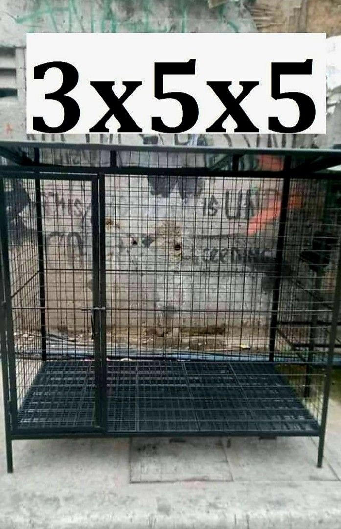 Dog cage (Category: Homes & Other Pet Accessories) located in Las Pinas. Submitted by rccdj (Listing ID 1329589028, Image 3). Description: ‼️Please read‼️ 2x3x3 feet crib type 2x3x4 feet 3x3x3 feet 3x3x4 feet 3x3x5 feet 3x4x4 feet 3x4x5 feet 3x5x5 feet 3x4x4 feet 2 doors 3x4x5 feet 2 doors 3x5x5 feet 2 doors 3x6x4 feet 2 doors 🔹️Na gawa din po kami ng customize cage down 1000 for security no cancelation order. 🔹️Delivery fee shoulder by buyer v