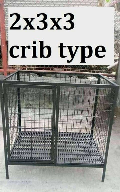 Dog cage (Category: Homes & Other Pet Accessories) located in Las Pinas. Submitted by rccdj (Listing ID 1329589028, Image 1). Description: ‼️Please read‼️ 2x3x3 feet crib type 2x3x4 feet 3x3x3 feet 3x3x4 feet 3x3x5 feet 3x4x4 feet 3x4x5 feet 3x5x5 feet 3x4x4 feet 2 doors 3x4x5 feet 2 doors 3x5x5 feet 2 doors 3x6x4 feet 2 doors 🔹️Na gawa din po kami ng customize cage down 1000 for security no cancelation order. 🔹️Delivery fee shoulder by buyer v