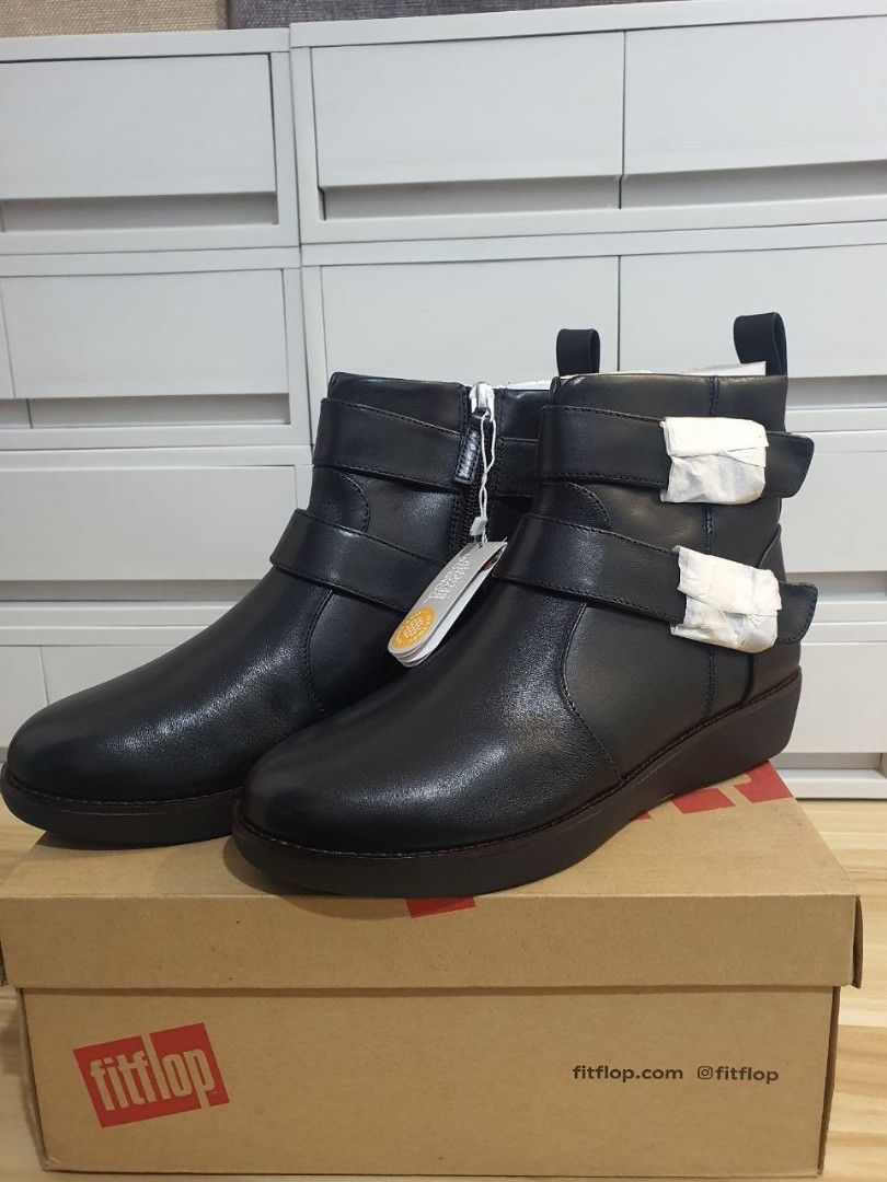 Fitflop laila double buckle boots 2025