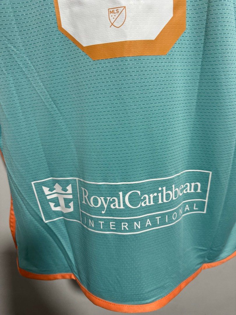 Inter Miami Jersey (Category: Other Sports Equipment and Supplies) located in Singapore. Submitted by anyysports (Listing ID 1329598708, Image 8). Description: Inter Miami 3rd and Special Jersey. Size S to 4XL Player Issue $50 Fans Issue $42 Add Name $10 Add Patch $5.