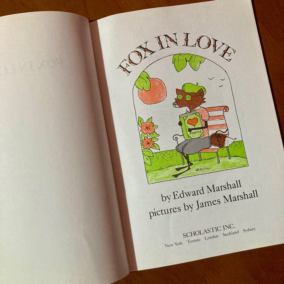 Fox In Love by Edward Marshall, Illustrated by James Marshall (Pre ...