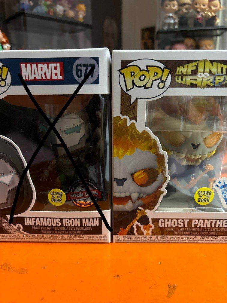 Funkopop marvel (Category: Designer & Blind Box Toys) located in Ipoh. Submitted by imfoive (Listing ID 1323790921, Image 1). Description: Do dm if interested for pics etc Price for both Postage rm10 wm.