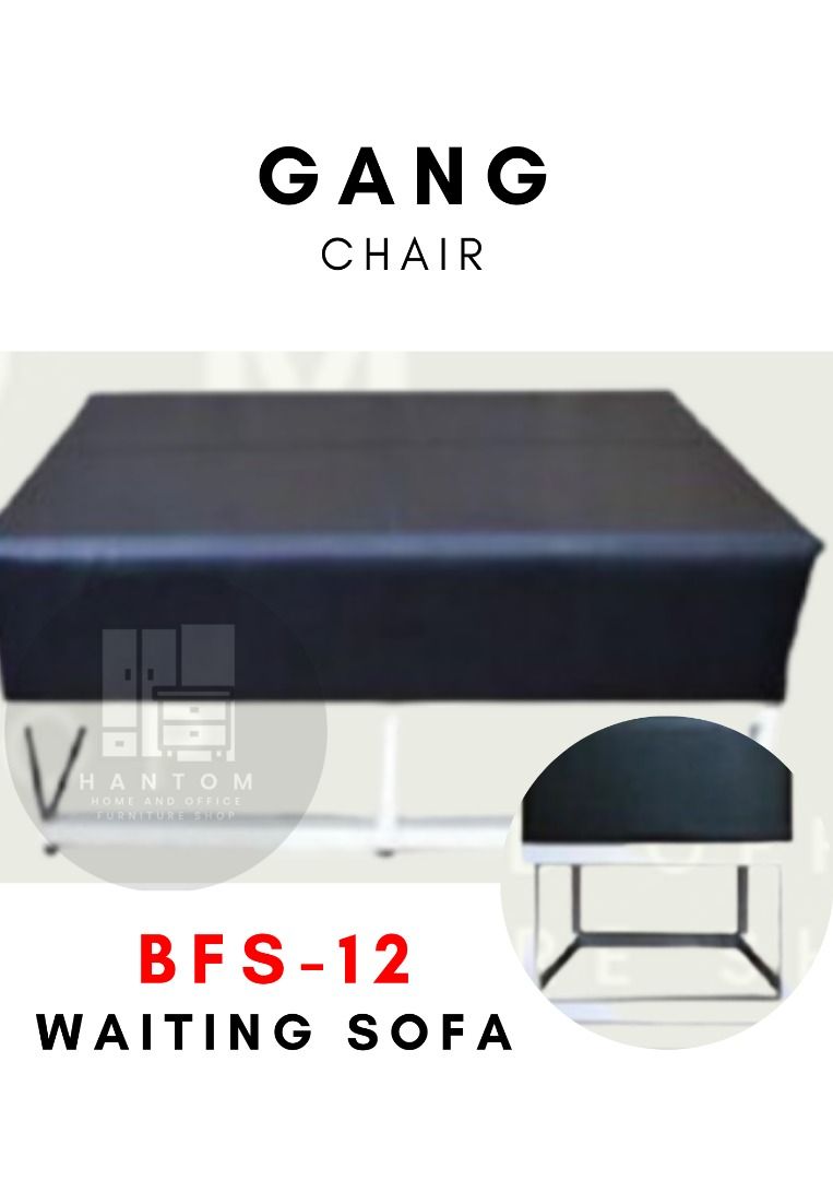 GANG CHAIR (Category: Other Home Furniture) located in Caloocan City. Submitted by bernardezm10933 (Listing ID 1329548236, Image 3). Description: GANG CHAIR HANTOM HOME AND OFFICE FURNITURE SHOP. Best quality products at a very low price. We Offering you an affordable, Good quality and Good services and Durable Office Furniture System. We are focus on the customer satisfaction and devote ourselves on giving quality, value and excellent service. �