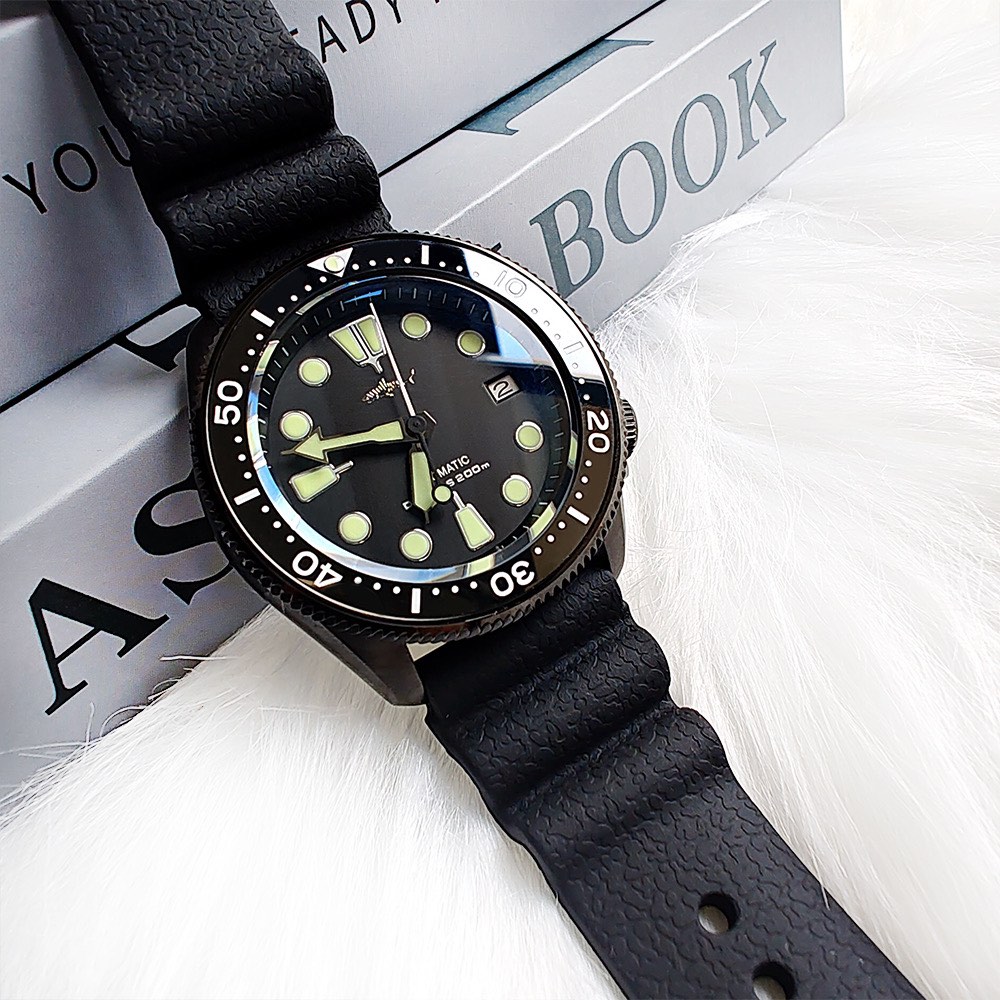 Seiko skx007 pvd black outlet